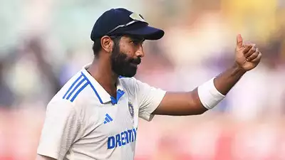 Jasprit Bumrah bowling during India vs Bangladesh Test match 2024