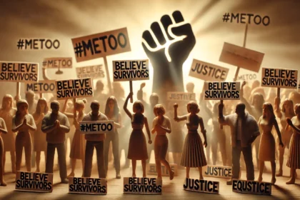 Symbolic image representing the #MeToo movement.