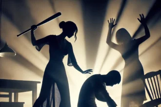 Bihar police investigating murder scene where wife killed husband over food dispute.