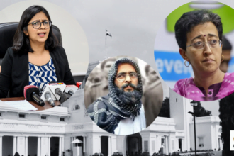 Swati Maliwal addressing the media regarding Atishi's appointment as Delhi Chief Minister.