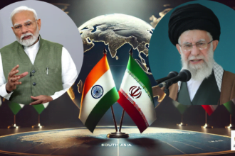 Flags of India and Iran side by side, symbolizing the diplomatic relations and current tensions.